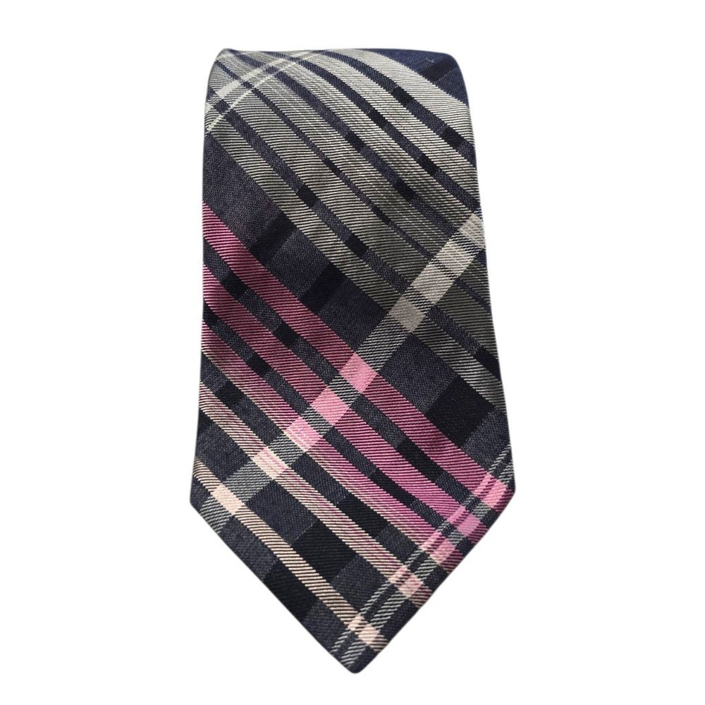 Murano Narrow Striped Silk Blend Business Casual Tie